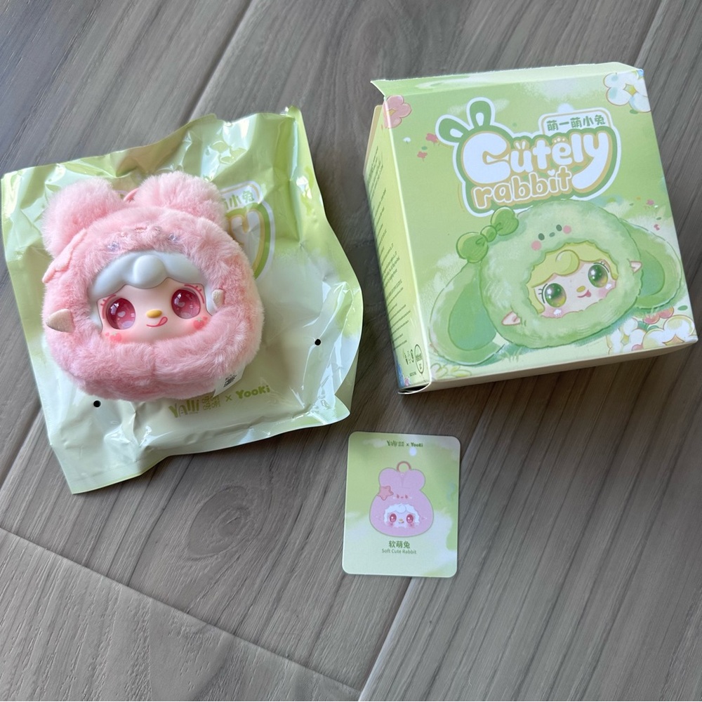 Cutely Rabbit Soft Cute Rabbit Plush Charm